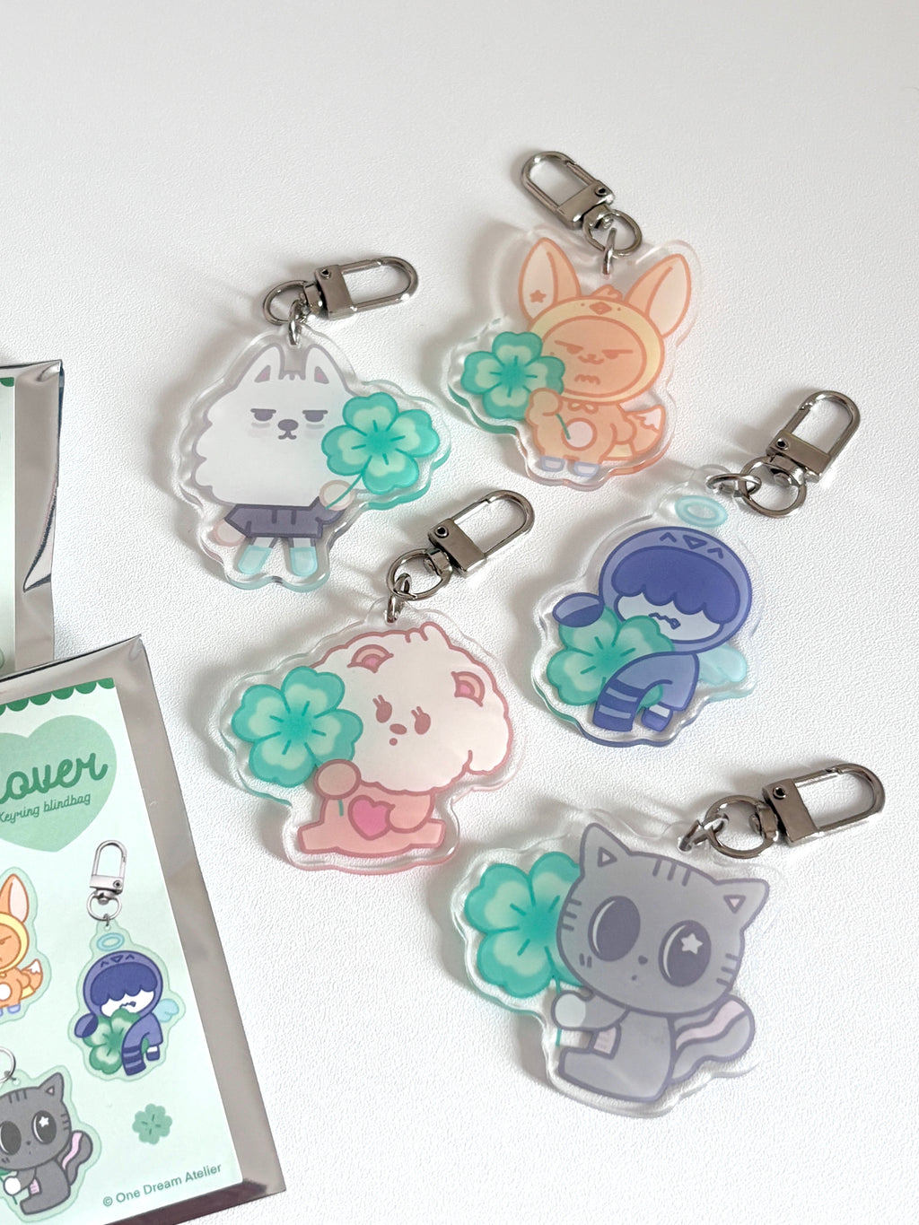 Clover keyring blindbag