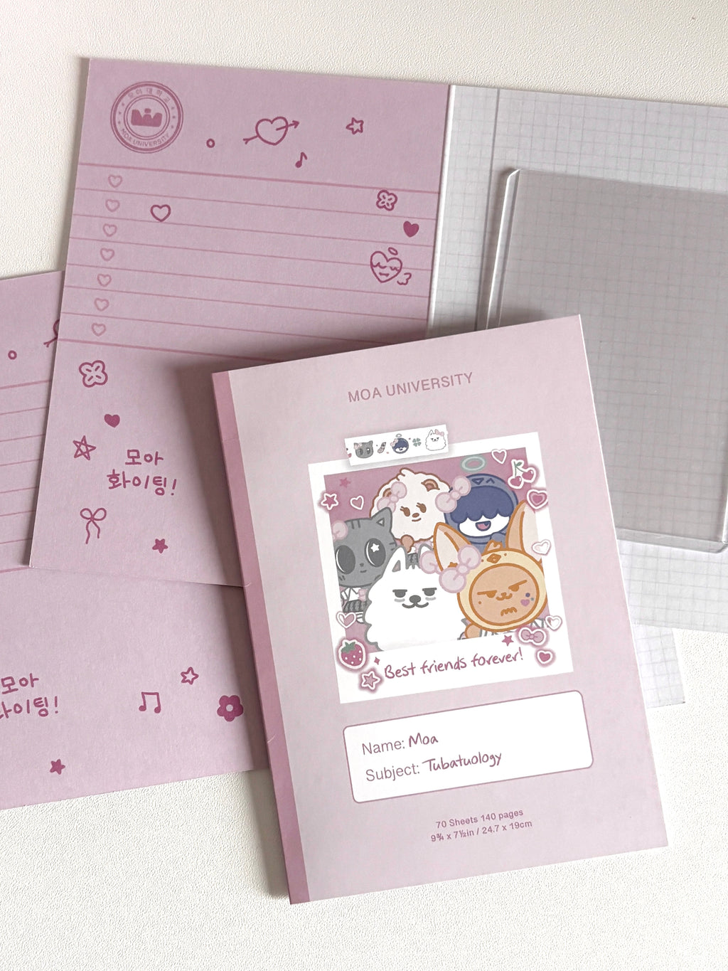 Y2K Notebook Postcard